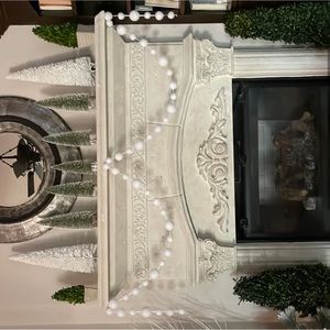 Christmas Sparkly White Garland